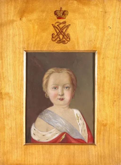 Framed Print : Portrait of Alexander I as a Child Framed Print : Portrait of Alexander I as a Child
