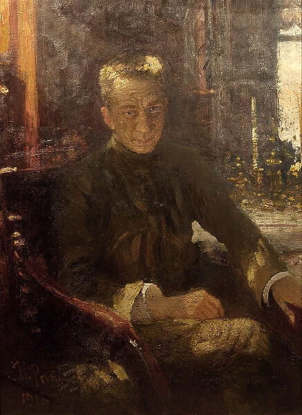 Portrait of Alexander Kerensky (1881-1970), 1917-1918. Creator: Repin, Ilya Yefimovich (1844-1930)