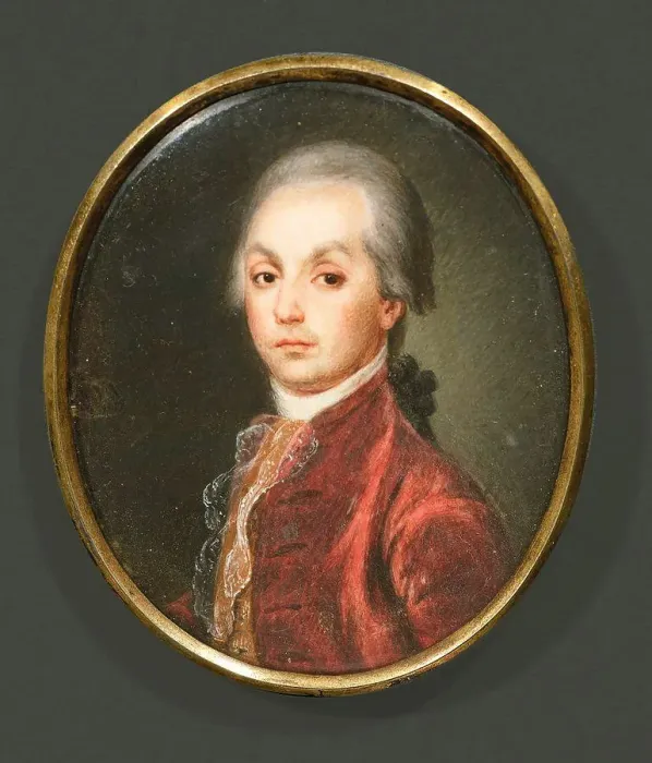 Framed Print : Portrait of Alexander Radishchev (1749-1802), Early 18th cen. Creator: Anonymous Framed Print : Portrait of Alexander Radishchev (1749-1802), Early 18th cen. Creator: Anonymous