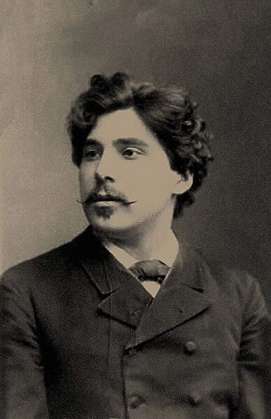 Portrait of Alexander Valentinovich Amfiteatrov (1862-1938). Creator: Anonymous