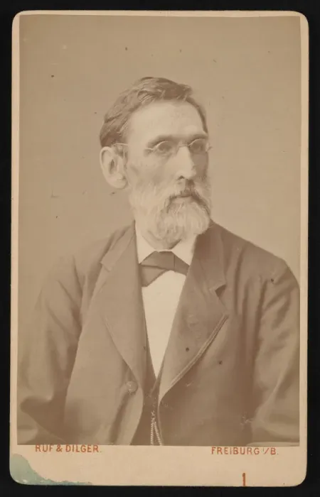 Framed Print : Portrait of Alexander von Frantzius (1821-1877), 1876. Creator: Ruf & Dilger Framed Print : Portrait of Alexander von Frantzius (1821-1877), 1876. Creator: Ruf & Dilger