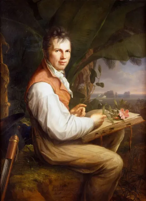 Framed Print : Portrait of Alexander von Humboldt (1769-1859), 1806. Creator: Weitsch, Friedrich Georg (1758-1828) Framed Print : Portrait of Alexander von Humboldt (1769-1859), 1806. Creator: Weitsch, Friedrich Georg (1758-1828)