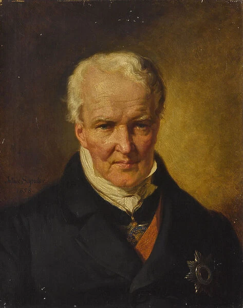 Portrait of Alexander von Humboldt (1769-1859), 1858