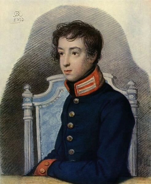 Portrait of Alexandr Pavlovich Bakunin, 1813, (1965). Creator: Orest Kiprensky