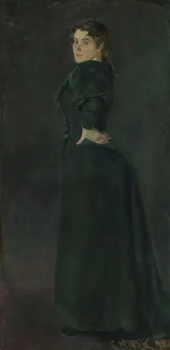 Framed Print : Portrait of Alexandra Thaulow, b. Lasson, 1892. Creator: Christian Krohg Framed Print : Portrait of Alexandra Thaulow, b. Lasson, 1892. Creator: Christian Krohg