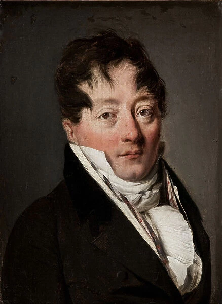 Portrait of Alexandre Balthazar Laurent Grimod de la Reyniere (1758-1837). Artist: Boilly, Louis-Leopold (1761-1845)