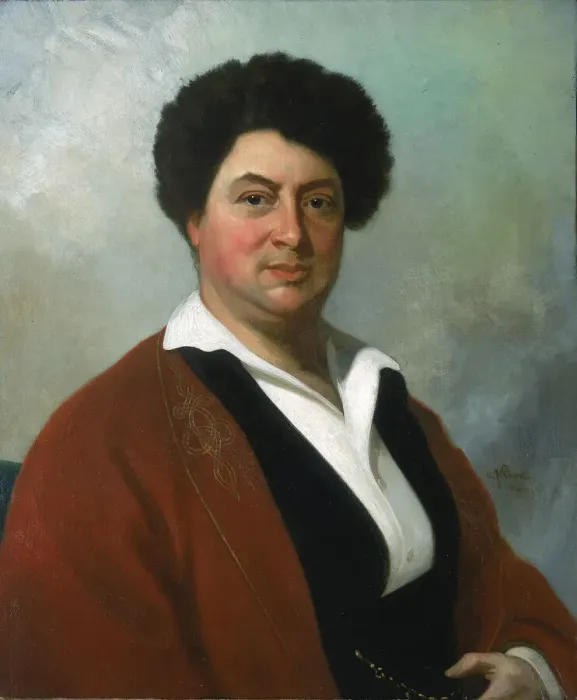 Framed Print : Portrait of Alexandre Dumas, 1855. Creator: William Henry Powell Framed Print : Portrait of Alexandre Dumas, 1855. Creator: William Henry Powell