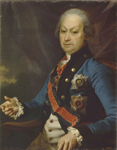 Portrait of Alexey Melgunov (1722-1788), 1790. Artist: Levitsky, Dmitri Grigorievich (1735-1822)