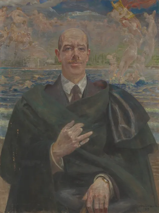 Framed Print : Portrait of Alfred Biesiadecki, 1919. Creator: Jacek Malczewski Framed Print : Portrait of Alfred Biesiadecki, 1919. Creator: Jacek Malczewski