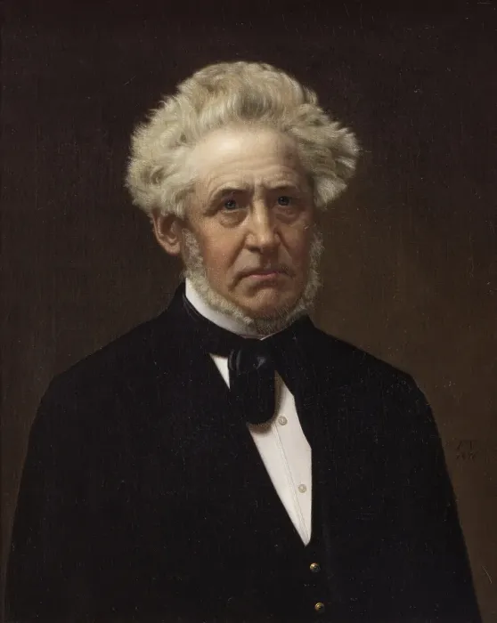 Framed Print : Portrait of Alfred Hage, 1876. Creator: Frederik Vermehren Framed Print : Portrait of Alfred Hage, 1876. Creator: Frederik Vermehren