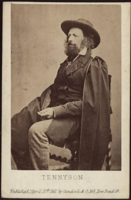 Framed Print : Portrait of Alfred, Lord Tennyson (1809-1892), 1861. Creator: Anonymous Framed Print : Portrait of Alfred, Lord Tennyson (1809-1892), 1861. Creator: Anonymous