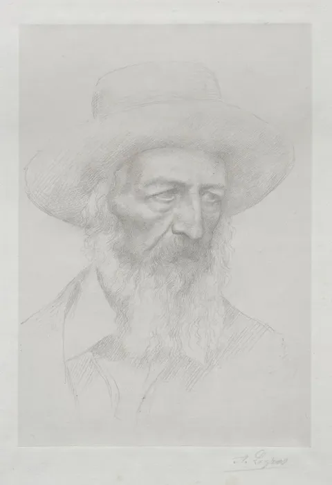 Framed Print : Portrait of Alfred Lord Tennyson. Creator: Alphonse Legros (French, 1837-1911) Framed Print : Portrait of Alfred Lord Tennyson. Creator: Alphonse Legros (French, 1837-1911)
