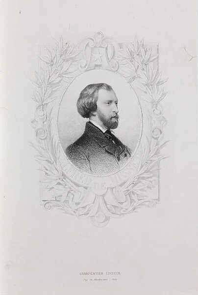 Portrait of Alfred de Musset (1810-1857), 1840s