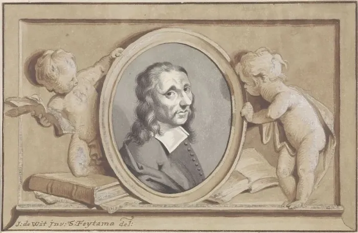 Framed Print : Portrait of Allaert van Everdingen, 1704-1758. Creator: Sybrand Feitama Framed Print : Portrait of Allaert van Everdingen, 1704-1758. Creator: Sybrand Feitama