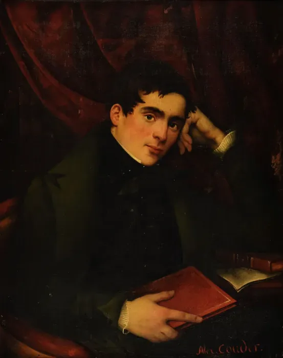 Framed Print : Portrait of Alphonse de Lamartine (1790-1869). Creator: Couder, Alexandre (1808-1879) Framed Print : Portrait of Alphonse de Lamartine (1790-1869). Creator: Couder, Alexandre (1808-1879)