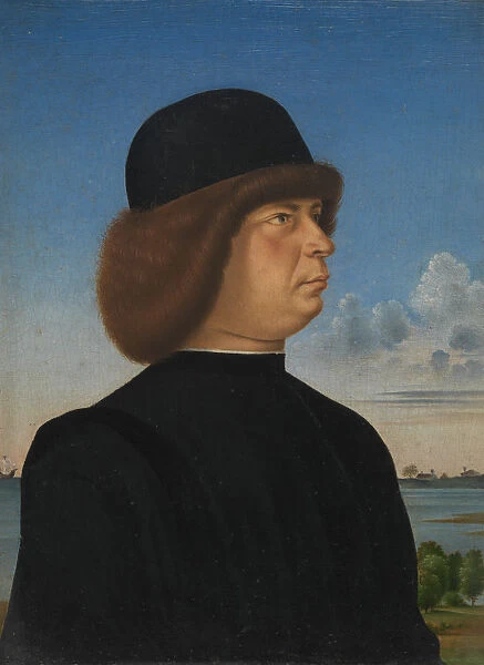 Portrait of Alvise Contarini(?); (verso) A Tethered Roebuck, ca. 1485-95. Creator