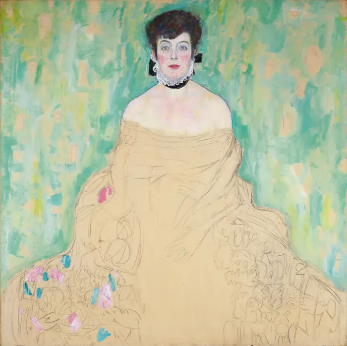 Framed Print : Portrait of Amalie Zuckerkandl, 1916-1918. Creator: Klimt, Gustav (1862-1918) Framed Print : Portrait of Amalie Zuckerkandl, 1916-1918. Creator: Klimt, Gustav (1862-1918)