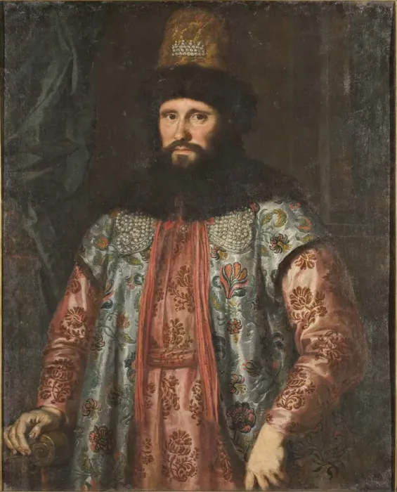 Framed Print : Portrait of the Ambassador Ivan Chemodanov, c. 1657?1658. Artist: Sustermans, Justus (Giusto) (1597-1681) Framed Print : Portrait of the Ambassador Ivan Chemodanov, c. 1657?1658. Artist: Sustermans, Justus (Giusto) (1597-1681)