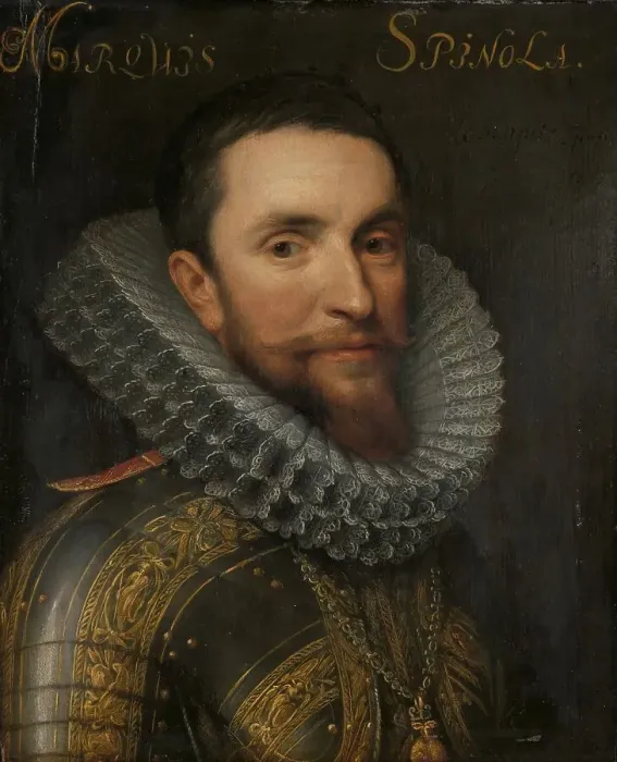 Framed Print : Portrait of Ambrogio Spinola (1569-1630), c.1609-c.1633. Creator: Workshop of Michiel Jansz van Mierevelt Framed Print : Portrait of Ambrogio Spinola (1569-1630), c.1609-c.1633. Creator: Workshop of Michiel Jansz van Mierevelt