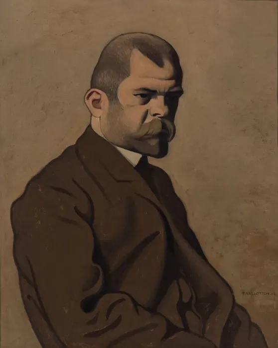 Framed Print : Portrait of Ambroise Vollard (1865-1939), 1902. Creator: Vallotton Framed Print : Portrait of Ambroise Vollard (1865-1939), 1902. Creator: Vallotton