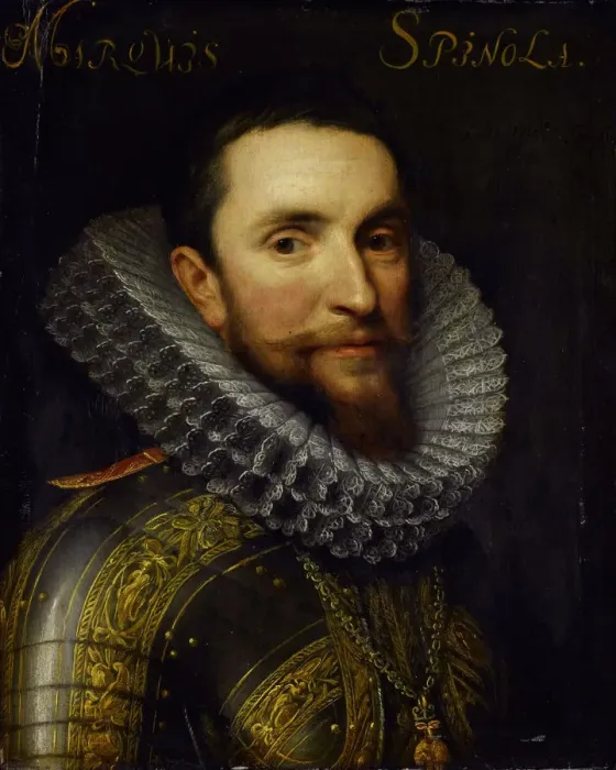 Framed Print : Portrait of Ambrosio Spinola (1569-1630), 1633. Artist: Mierevelt, Michiel Jansz. van (1566-1641) Framed Print : Portrait of Ambrosio Spinola (1569-1630), 1633. Artist: Mierevelt, Michiel Jansz. van (1566-1641)