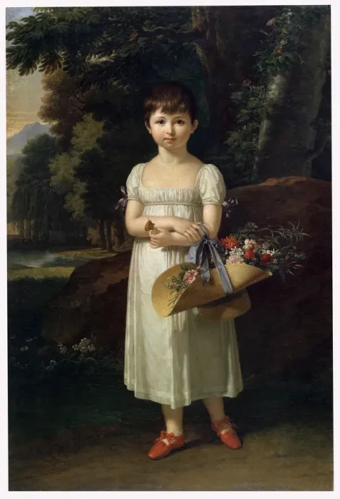 Framed Print : Portrait of Amelia Oginski, late 18th or early 19th century. Artist: Francois-Xavier Fabre Framed Print : Portrait of Amelia Oginski, late 18th or early 19th century. Artist: Francois-Xavier Fabre