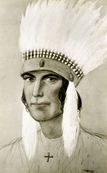 Portrait of an American Indian, 20th century