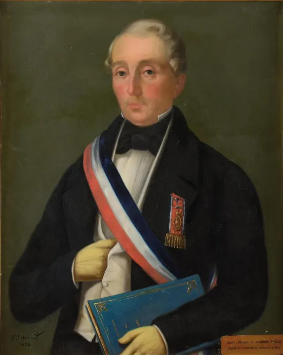 Framed Print : Portrait of Andre Henri Francois Victor Carrion-Nisas (1794-1867), 1854 Framed Print : Portrait of Andre Henri Francois Victor Carrion-Nisas (1794-1867), 1854