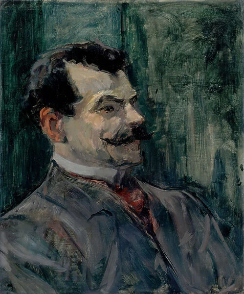 Portrait of Andre Rivoire (1872-1930). Artist: Toulouse-Lautrec, Henri, de (1864-1901)