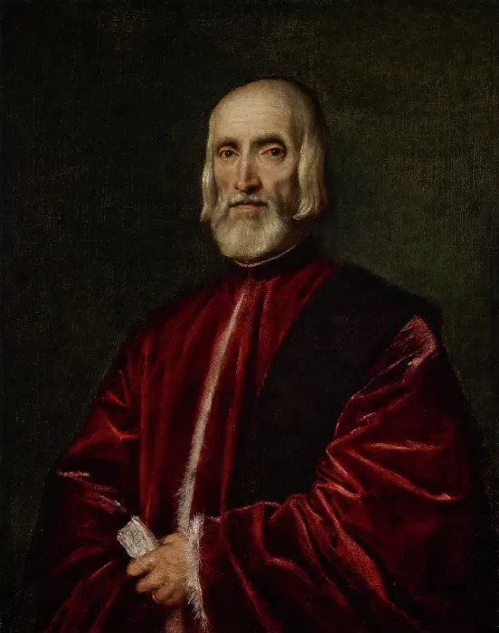Framed Print : Portrait of Andrea de Franceschi, about 1550. Creator: Titian. Portrait of Andrea de Franceschi, about 1550. Creator: Titian Framed Print : Portrait of Andrea de Franceschi, about 1550. Creator: Titian. Portrait of Andrea de Franceschi, about 1550. Creator: Titian