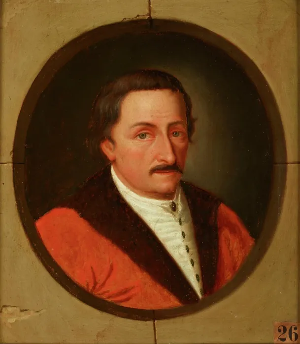 Framed Print : Portrait of Andrzej Maksymilian Fredro (ca. 1620-1678), Voivode of Podolia, after 1785. Creator: Friedrich Kloss Framed Print : Portrait of Andrzej Maksymilian Fredro (ca. 1620-1678), Voivode of Podolia, after 1785. Creator: Friedrich Kloss