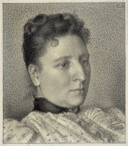 Portrait of Anna Boch, 1894. Creator: Georges Lemmen