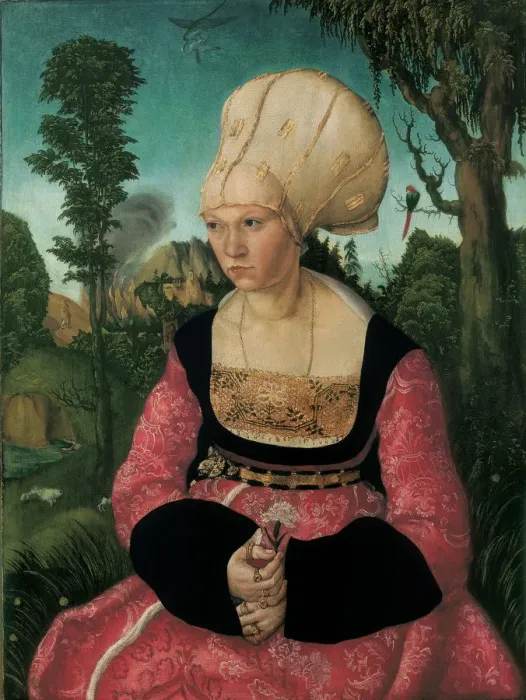 Framed Print : Portrait of Anna Cuspinian, 1502 Framed Print : Portrait of Anna Cuspinian, 1502