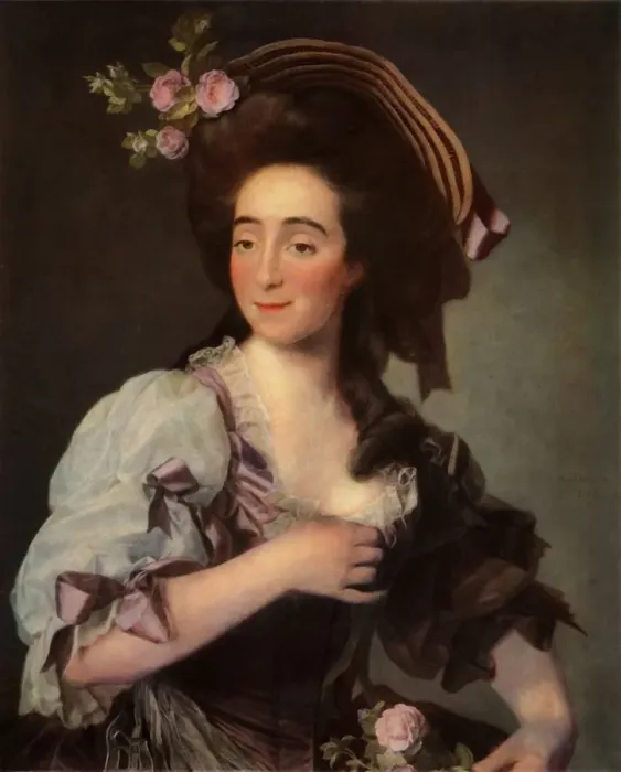 Framed Print : Portrait of Anna Davie Bernuzzi, 1782, (1965). Creator: Dmitry Levitsky Framed Print : Portrait of Anna Davie Bernuzzi, 1782, (1965). Creator: Dmitry Levitsky
