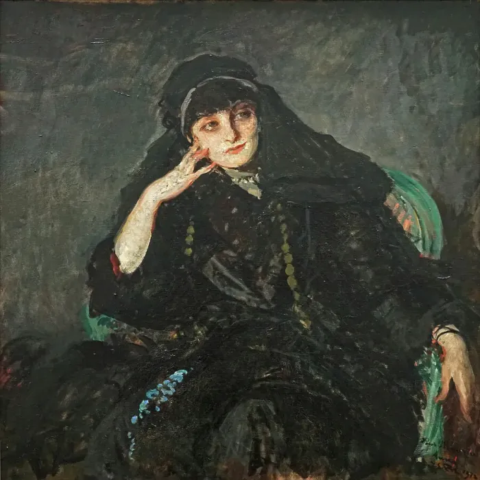 Framed Print : Portrait of Anna-Elisabeth, Comtesse Mathieu de Noailles (1876-1933), 1912. Creator: Blanche, Jacques-Émile (1861-1942) Framed Print : Portrait of Anna-Elisabeth, Comtesse Mathieu de Noailles (1876-1933), 1912. Creator: Blanche, Jacques-Émile (1861-1942)