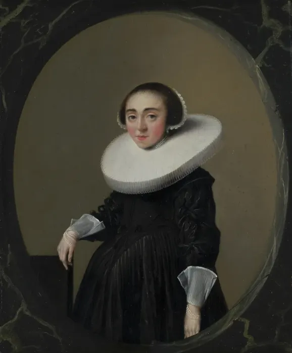 Framed Print : Portrait of Anna Hooftman (1613-after 1645), c1630s. Creator: Hendrik Gerritsz Pot Framed Print : Portrait of Anna Hooftman (1613-after 1645), c1630s. Creator: Hendrik Gerritsz Pot