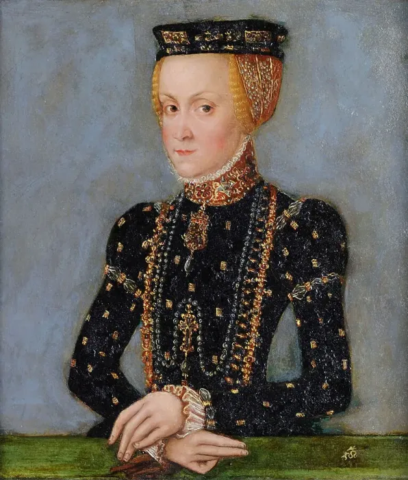 Framed Print : Portrait of Anna Jagiellon (1523-1596), Queen of Poland, c. 1565 Framed Print : Portrait of Anna Jagiellon (1523-1596), Queen of Poland, c. 1565