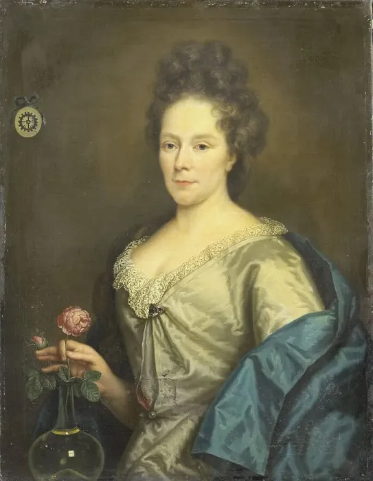 Framed Print : Portrait of Anna Maria van Hogendorp (1655-1727). Second Wife of François Leydecker, c.1690. Creator: Unknown Framed Print : Portrait of Anna Maria van Hogendorp (1655-1727). Second Wife of François Leydecker, c.1690. Creator: Unknown