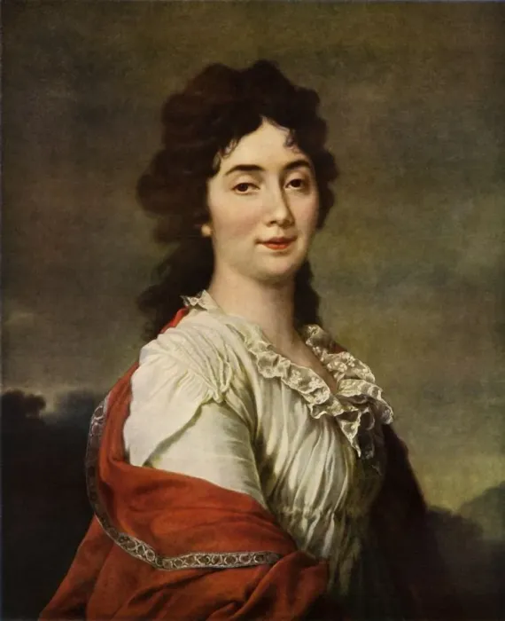 Framed Print : Portrait of Anna Stepanovna Protosova, 1800, (1965). Creator: Dmitry Levitsky Framed Print : Portrait of Anna Stepanovna Protosova, 1800, (1965). Creator: Dmitry Levitsky