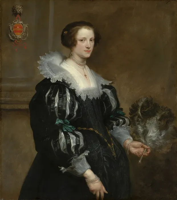 Framed Print : Portrait of Anna Wake (1605-before 1669). Creator: Anthony van Dyck Framed Print : Portrait of Anna Wake (1605-before 1669). Creator: Anthony van Dyck