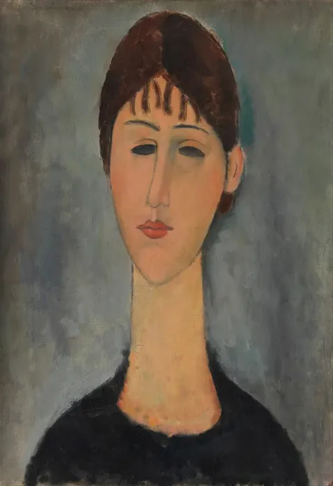 Framed Print : Portrait of Anna Zborowska. Artist: Modigliani, Amedeo (1884-1920) Framed Print : Portrait of Anna Zborowska. Artist: Modigliani, Amedeo (1884-1920)