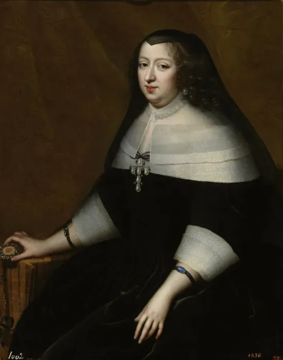 Framed Print : Portrait of Anne of Austria (1601-1666), ca 1659. Artist: Beaubrun, Henri (1603-1677) Framed Print : Portrait of Anne of Austria (1601-1666), ca 1659. Artist: Beaubrun, Henri (1603-1677)