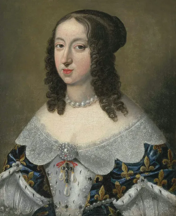 Framed Print : Portrait of Anne of Austria (1601-1666), c 1650. Creator: Anonymous Framed Print : Portrait of Anne of Austria (1601-1666), c 1650. Creator: Anonymous