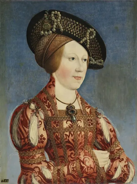 Framed Print : Portrait of Anne of Hungary and Bohemia, 1519. Creator: Hans Maler Framed Print : Portrait of Anne of Hungary and Bohemia, 1519. Creator: Hans Maler