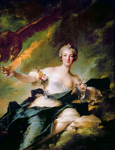 Portrait of Anne-Josephe Bonnier de La Mosson, duchesse de Chaulnes as Hebe. Artist: Nattier, Jean-Marc (1685-1766)