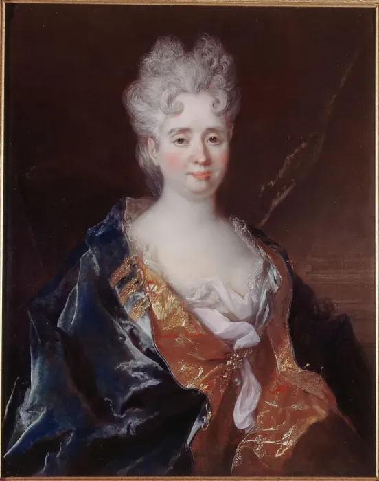 Framed Print : Portrait of Anne-Thérèse de Marguenat de Courcelles, Marquise de Lambert (1647-1733), c1710. Creator: Nicolas de Largilliere