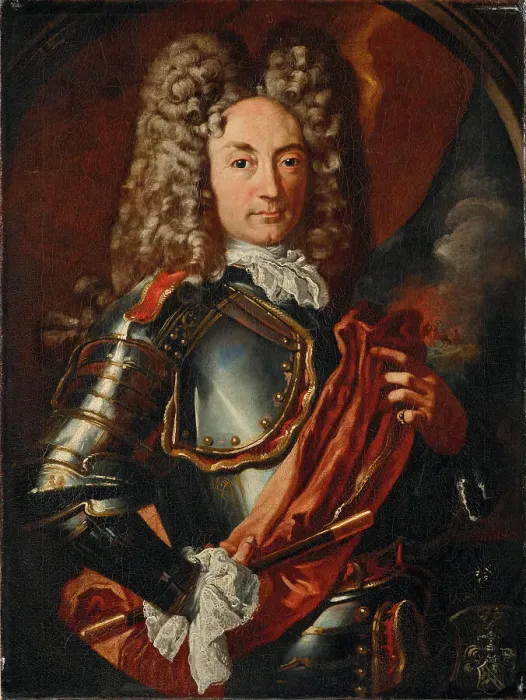 Framed Print : Portrait of Annibale Marchese (1686-1753). Creator: Solimena, Francesco (1657-1747) Framed Print : Portrait of Annibale Marchese (1686-1753). Creator: Solimena, Francesco (1657-1747)