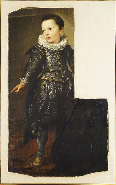 Portrait of Ansaldo Pallavicino as a child, c.1626. Creator: Dyck, Sir Anthonis van (1599-1641)