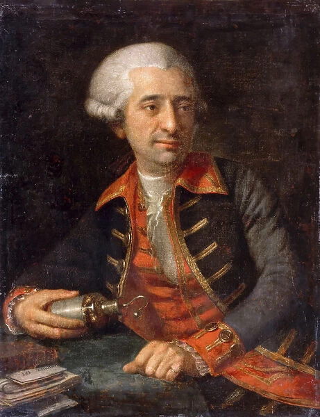 Portrait of Antoine-Laurent Lavoisier (1743-1794). Artist: Brossard de Beaulieu, Genevieve (1755-1835)