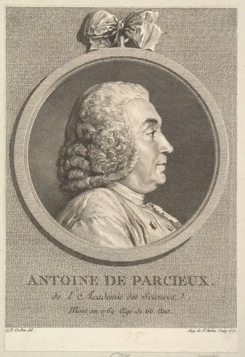 Framed Print : Portrait of Antoine de Parcieux, 1771. Creator: Augustin de Saint-Aubin Framed Print : Portrait of Antoine de Parcieux, 1771. Creator: Augustin de Saint-Aubin
